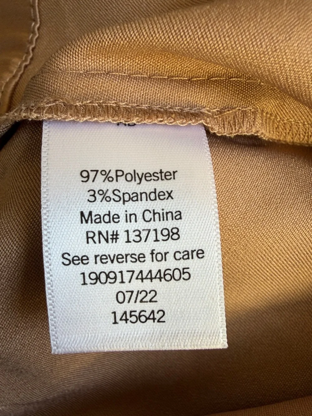NWT Intempo Satin Cargo Pants 14 Champagne Wide Leg Drawstring Hem Y2K